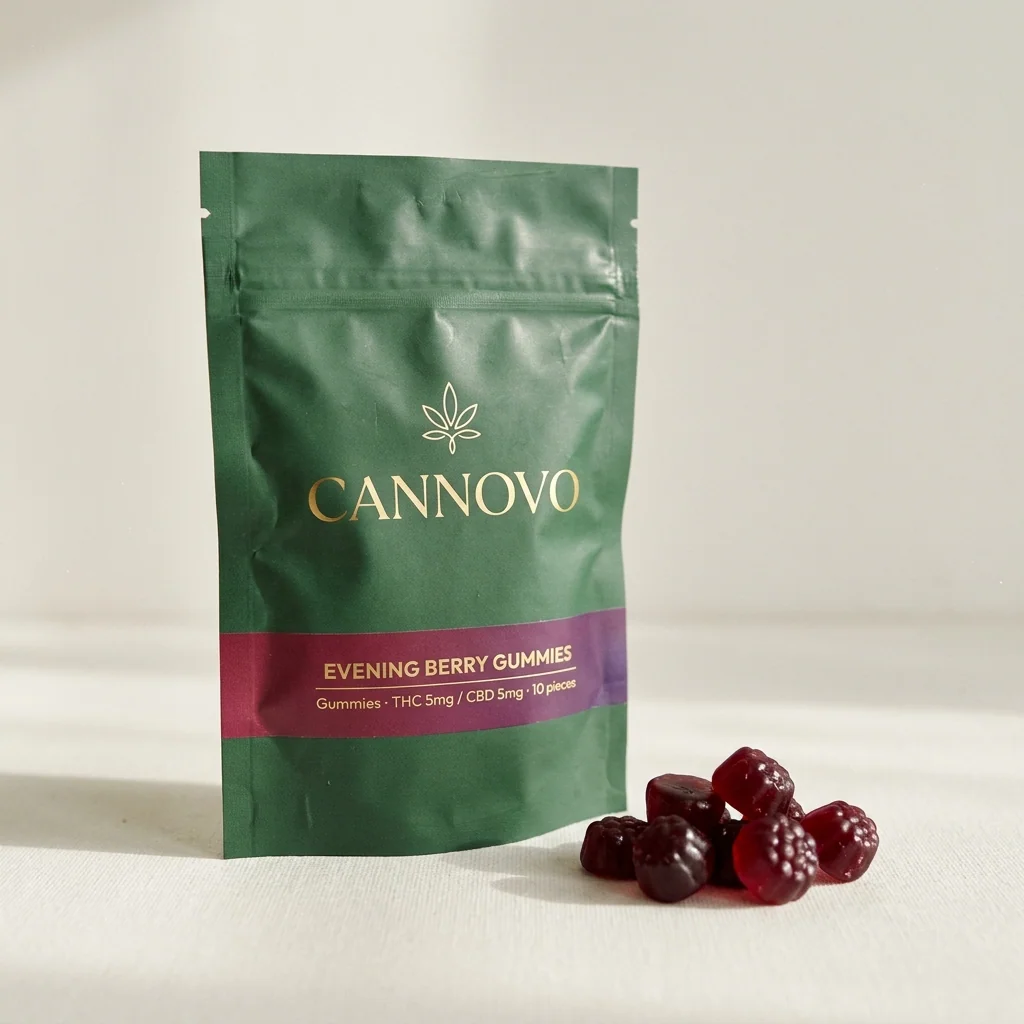 Evening Berry 1:1 THC and CBD gummies