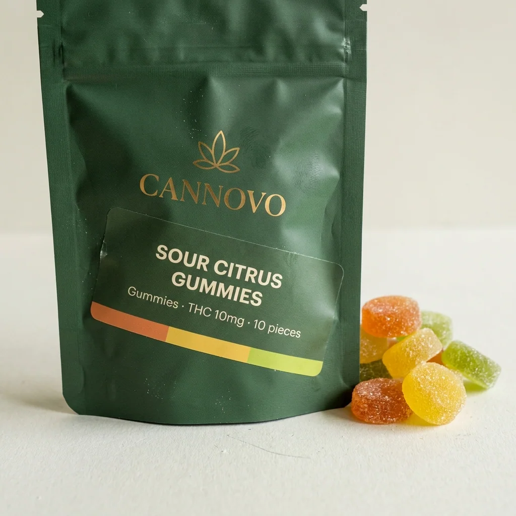 Sour Citrus Gummies – Cannovo Cannabis Edibles