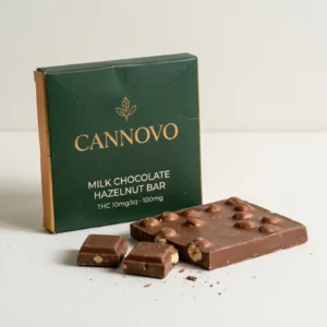 Milk Chocolate Hazelnut Bar – Cannovo Cannabis Edibles